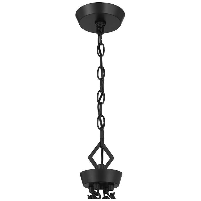 Image 7 Rivage 4-Light Pendant in Matte Black more views