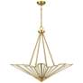 2_Rivage 4-Light Pendant in Warm Brass more views