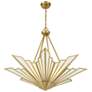 4_Rivage 4-Light Pendant in Warm Brass more views