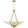 5_Rivage 4-Light Pendant in Warm Brass more views