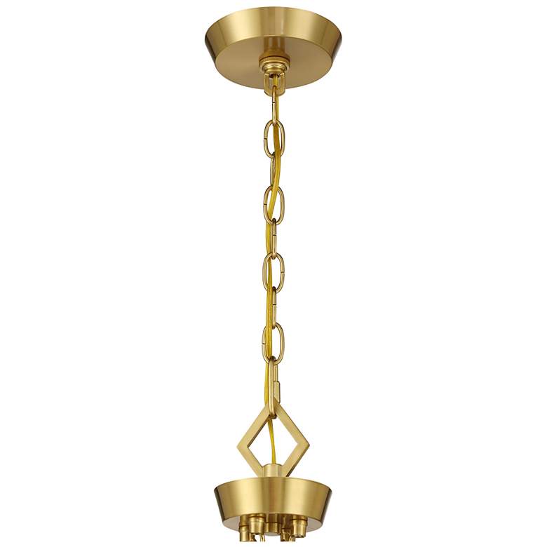 Image 7 Rivage 4-Light Pendant in Warm Brass more views