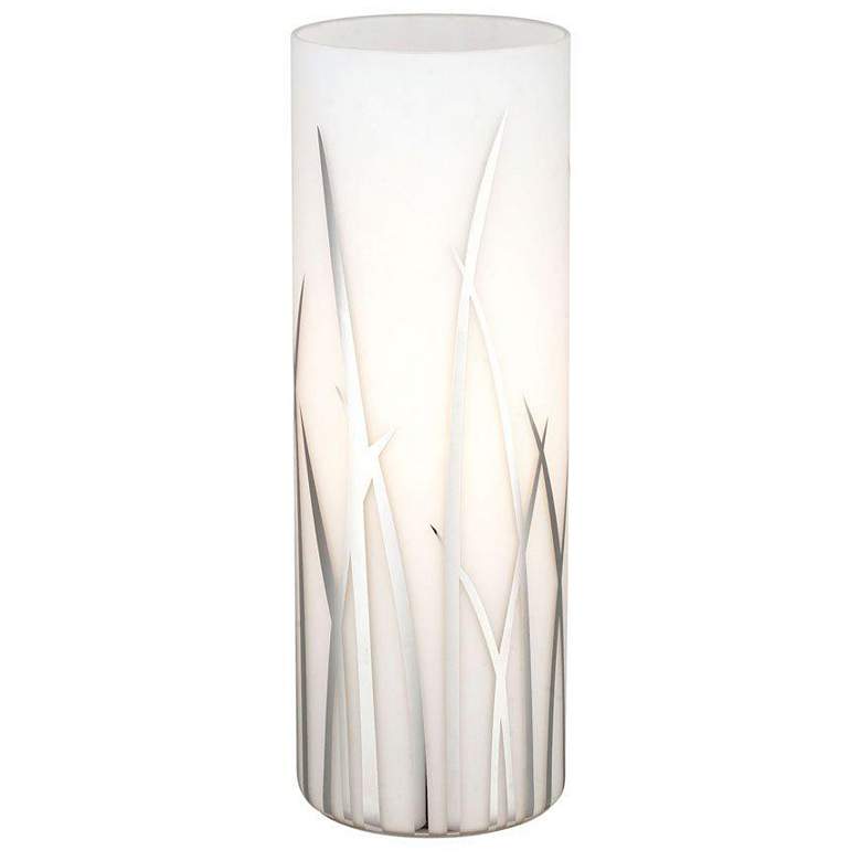 Image 1 Rivato - 1-Light Table Lamp - Chrome - White and Chrome Décor