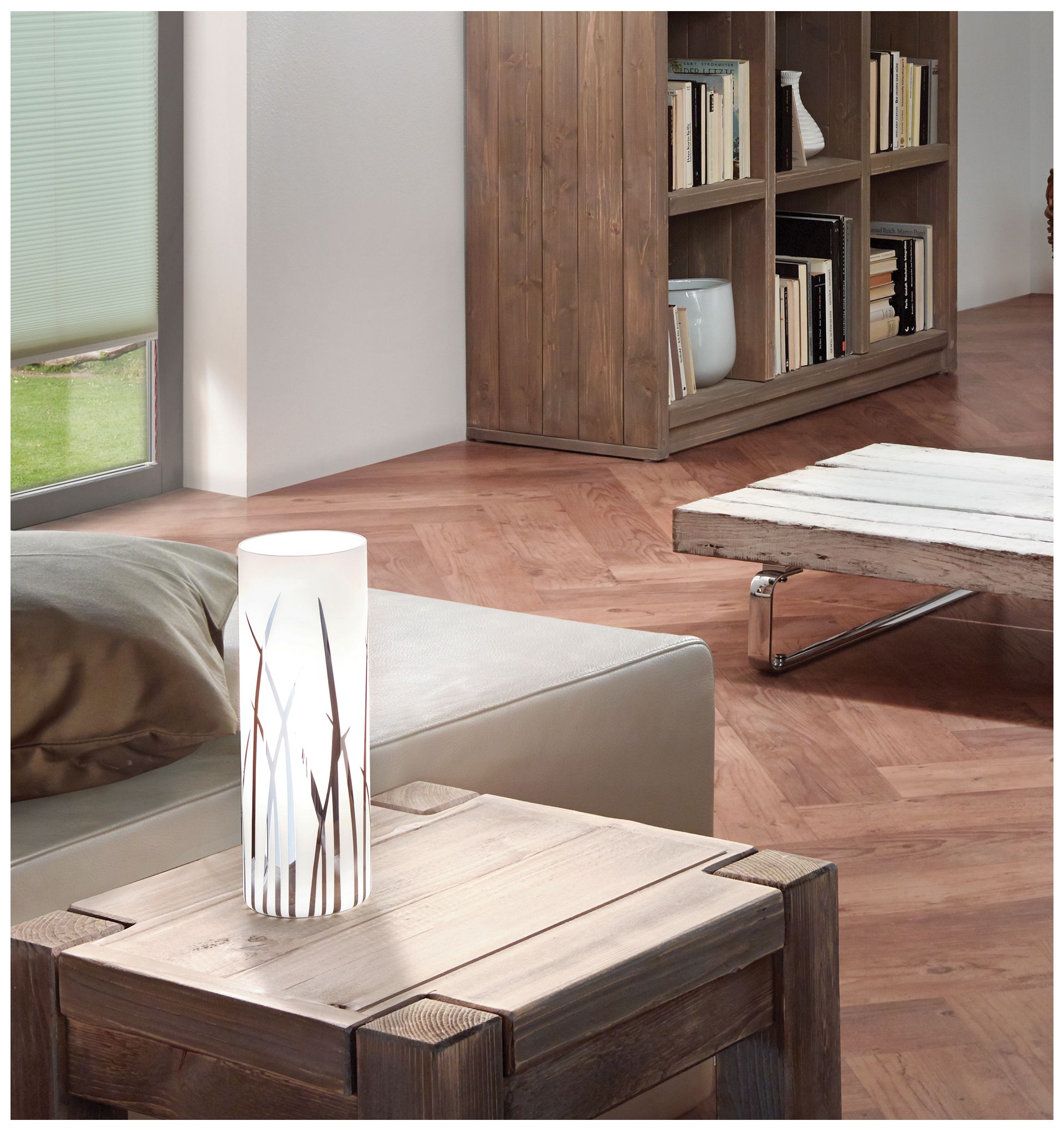 Image 3 Rivato - 1-Light Table Lamp - Chrome - White and Chrome DÃ©cor more views