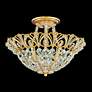 3_Rivendell 10.5"H x 15"W 5-Light Crystal Semi-Flush Mount in Heirl more views