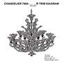6_Rivendell 27"H x 32"W 16-Light Crystal Chandelier in Etruscan Gol more views