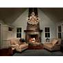 7_Rivendell 27"H x 32"W 16-Light Crystal Chandelier in Etruscan Gol more views