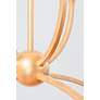 6_River 20 1/2" High Gold Leaf Wall Sconce more views