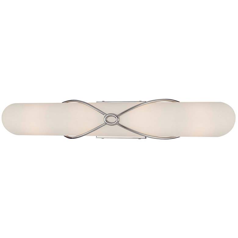 Image 1 River Belle Collection Chrome 28" Wide Bathroom Wall Light