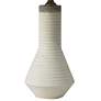 River Ceramic Conical Coconut Vase 29" High Ceramic Table Lamp