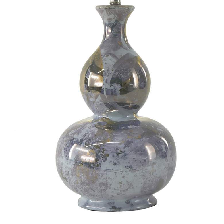 Image 3 River Ceramic Iconic 30.5" Lamp in Modern Gloss Mist w/Gold more views