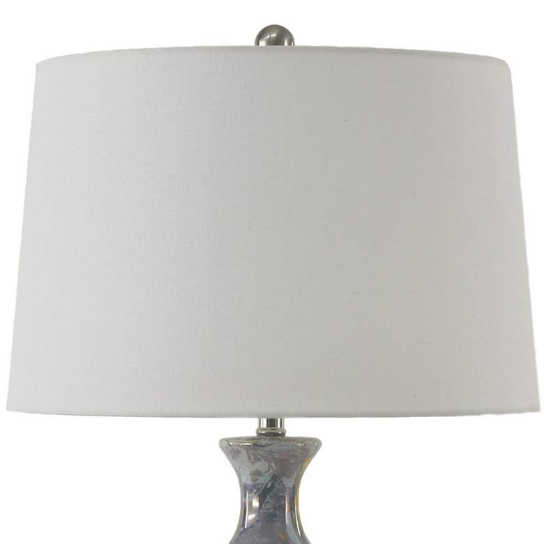 Image 4 River Ceramic Iconic 30.5" Lamp in Modern Gloss Mist w/Gold more views