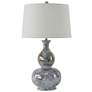 2_River Ceramic Iconic 30 1/2" Gloss Blue Mist Gray Ceramic Table Lamp