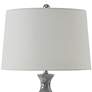 4_River Ceramic Iconic 30 1/2" Gloss Blue Mist Gray Ceramic Table Lamp more views