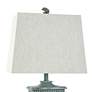 7_River Crest Seafoam Ceramic Table Lamp w/ Taupe Fabric Shade more views