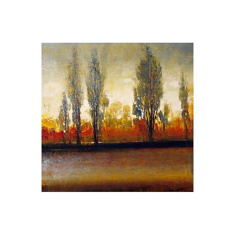 Image 1 River Edge 30 inch Square Giclee Wall Art