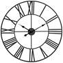 River Parks 30" Wide Zia Open Metal Round Wall Clock