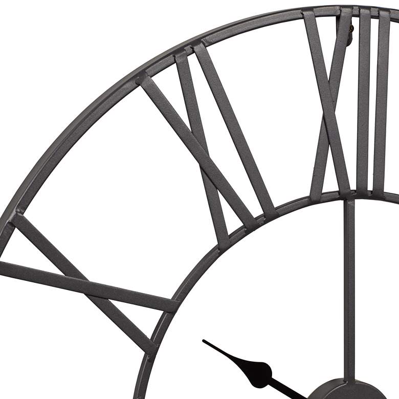 Image 3 River Parks 30" Wide Zia Open Metal Round Wall Clock more views