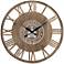 River Parks Farm Fresh 31 1/2" Round Roman Numeral Wood Wall Clock