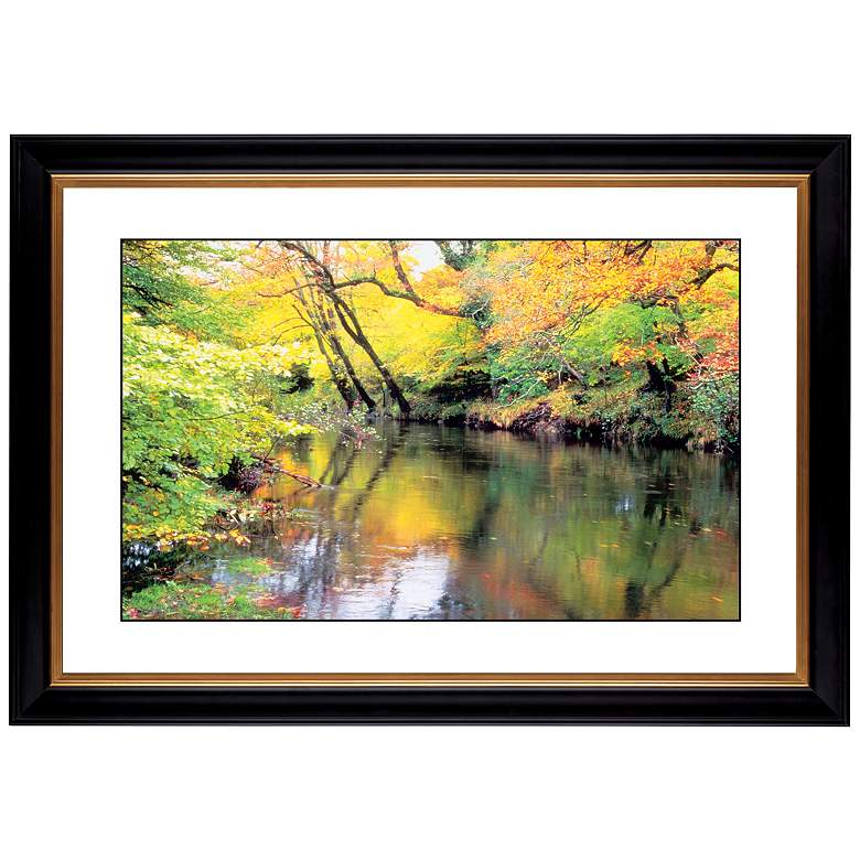 Image 1 River Reflections Giclee 41 3/8 inch Wide Wall Art
