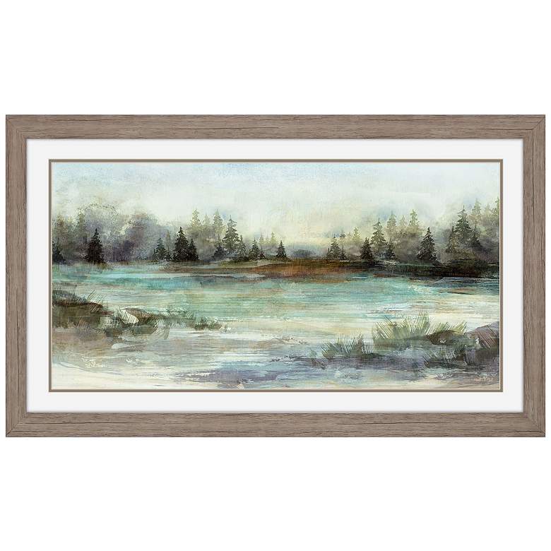 Image 1 River View I 36"W x 21"H Framed Art