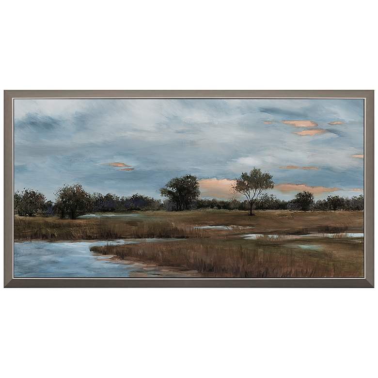Image 2 River Walk 51" Wide Framed Giclee Wall Art
