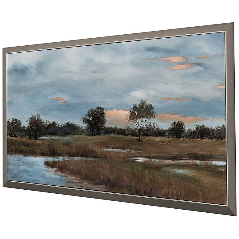 Image 4 River Walk 51" Wide Framed Giclee Wall Art more views