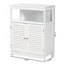 Rivera 23 1/2"W White Wood 2-Door Bathroom Storage Cabinet