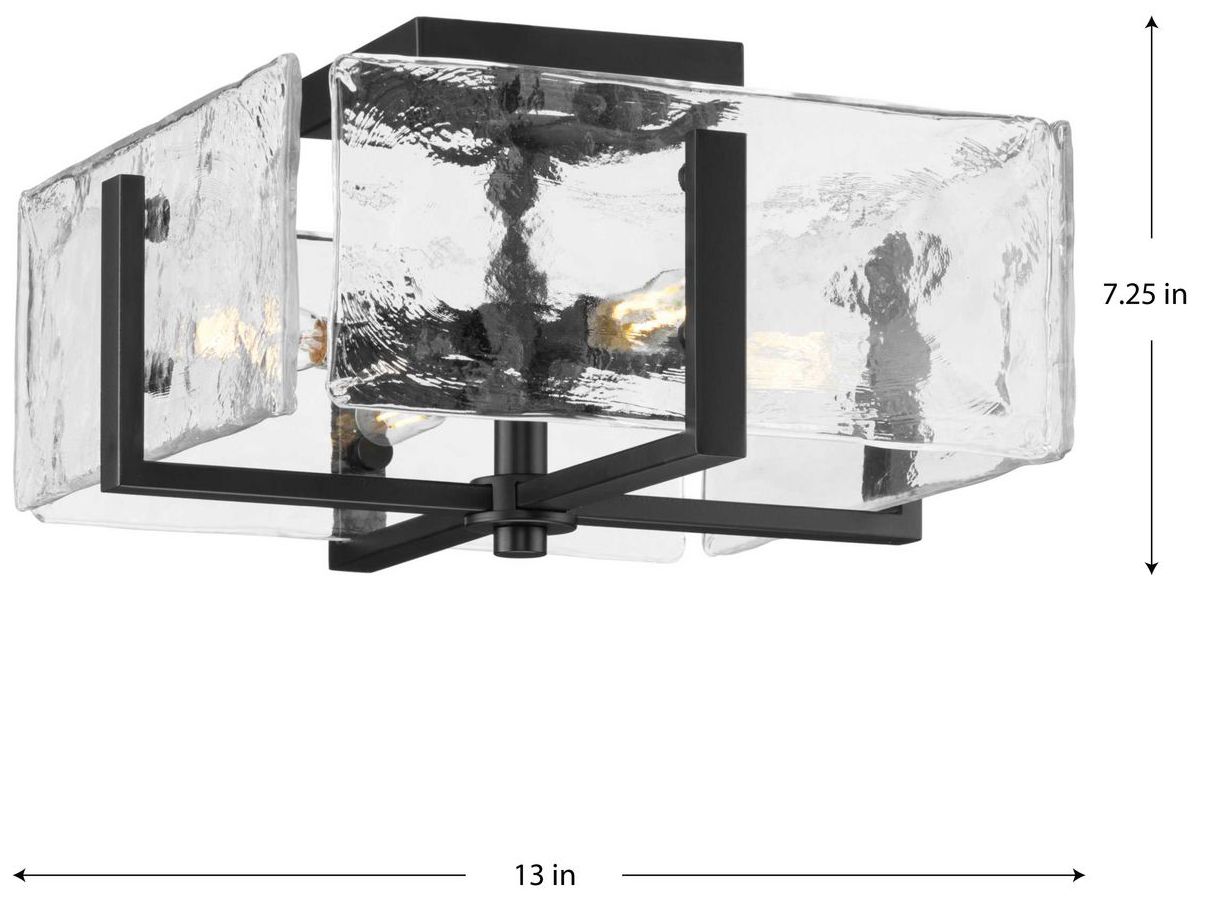 Image 4 Rivera Collection Four-Light 13 in. Flush Mount more views