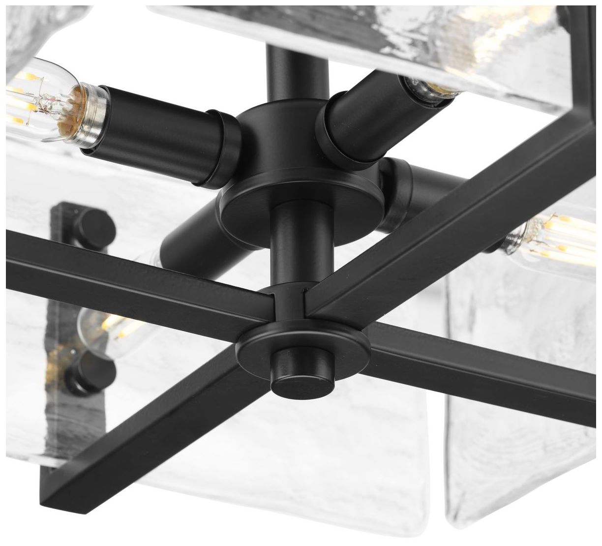 Image 6 Rivera Collection Four-Light 13 in. Flush Mount more views