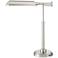 Rivera Swing Arm LED Desk Lamp with USB Port Brushed Nickel