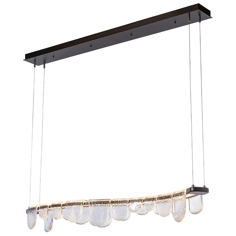 Image 1 Riverbed 50.1" Wide Oil Rubbed Bronze LED Pendant
