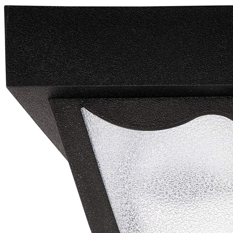 Image 2 Riverbend 8 1/2 inch Wide Black Metal Outdoor Ceiling Light more views