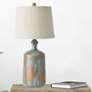 RiverCeramic Artisan 26" Copper Green Vase Ceramic Table Lamp