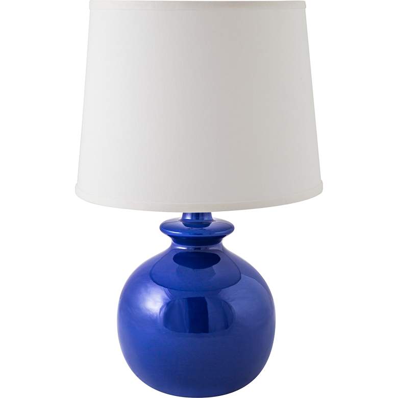 Image 1 RiverCeramic Bristol 21" Primary Blue Ceramic Accent Table Lamp