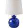 RiverCeramic Bristol 21"  Primary Blue Ceramic Accent Table Lamp