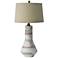 RiverCeramic Conical 29" Weathered Earth Ceramic Table Lamp