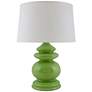 RiverCeramic Cottage 26 1/2" Gloss Clover Green Ceramic Table Lamp