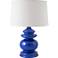 RiverCeramic® Cottage Gloss Primary Blue Table Lamp