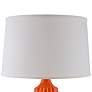 2_RiverCeramic Dotty 31" High Gloss Orange Nectar Table Lamp more views