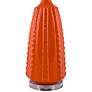 3_RiverCeramic Dotty 31" High Gloss Orange Nectar Table Lamp more views