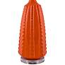 RiverCeramic Dotty Gloss Orange Nectar Table Lamp