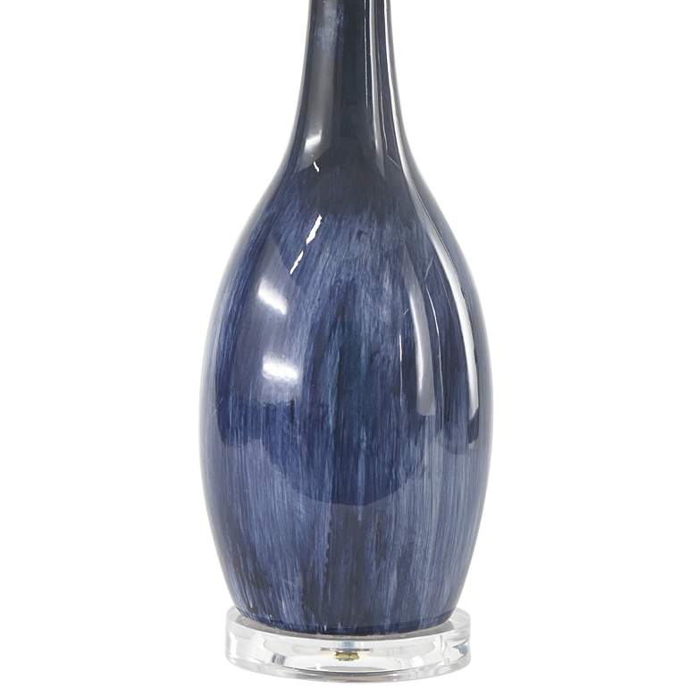 Image 4 RiverCeramic Droplet 27" High Blue Cloud Vase Ceramic Table Lamp more views