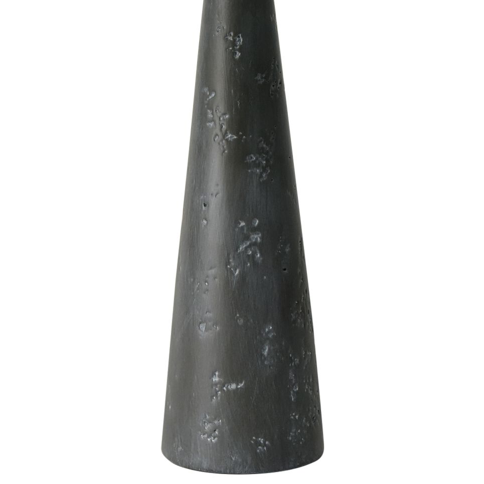 Image 4 RiverCeramic Empire 33" Metallic Gray Ceramic Table Lamp more views