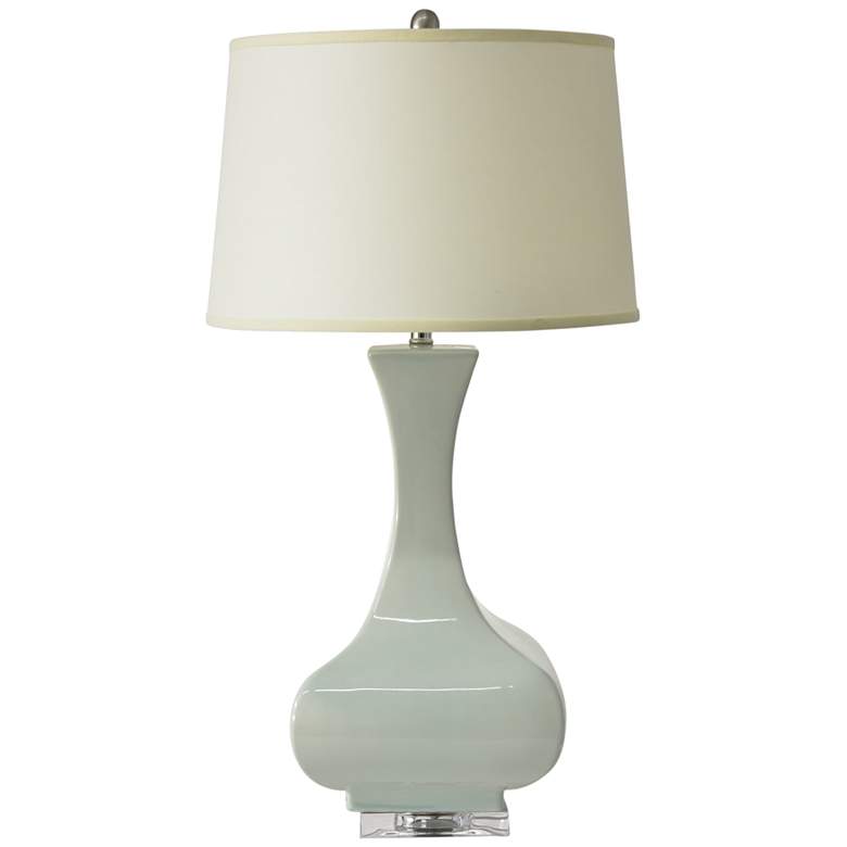 Image 2 RiverCeramic® Flair Mojito Glazed Vase Table Lamp