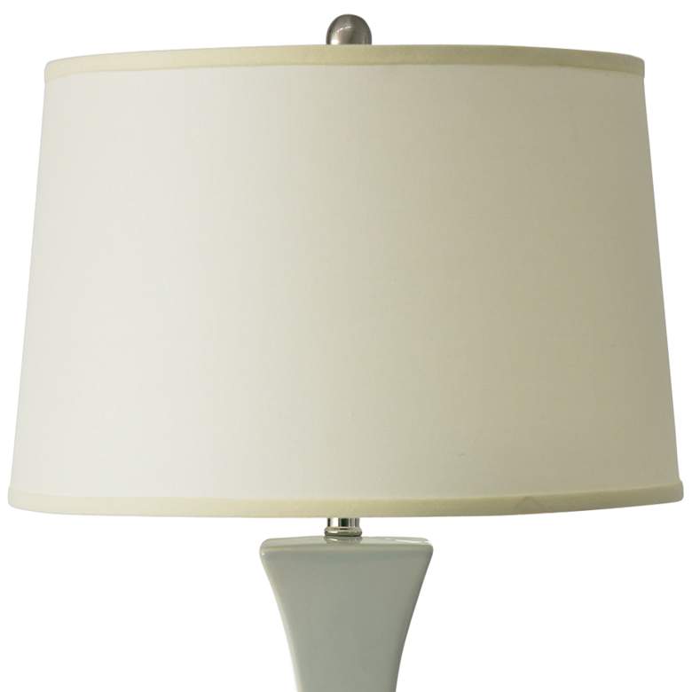 Image 3 RiverCeramic&#174; Flair Mojito Glazed Vase Table Lamp more views