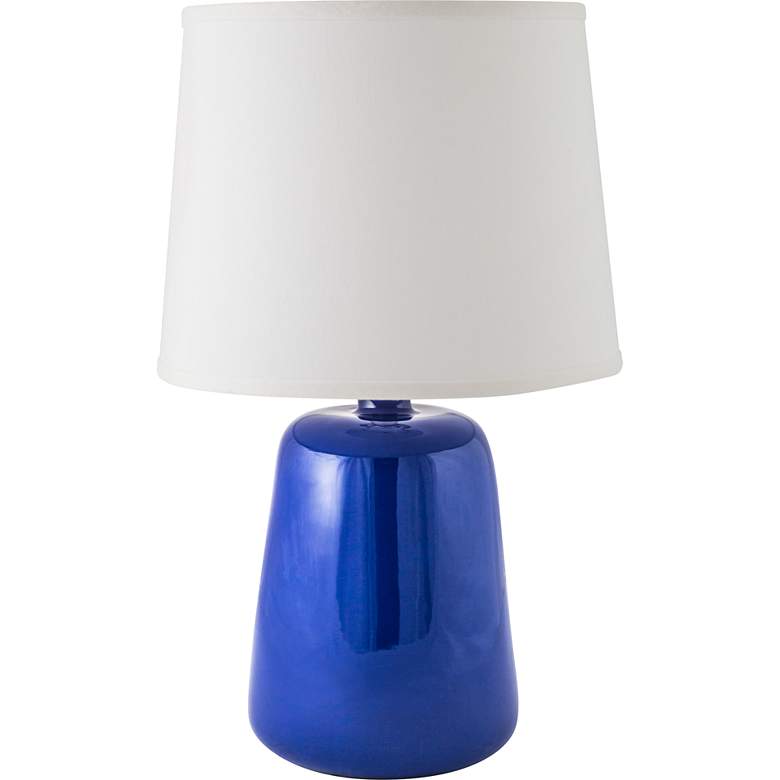 Image 1 RiverCeramic Gumdrop 21 inch Gloss Primary Blue Table Lamp