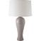 RiverCeramic Potters Mark 30" Gloss Swanky Gray Ceramic Table Lamp