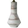 RiverCeramic&reg; Conical Weathered Earth Ceramic Table Lamp