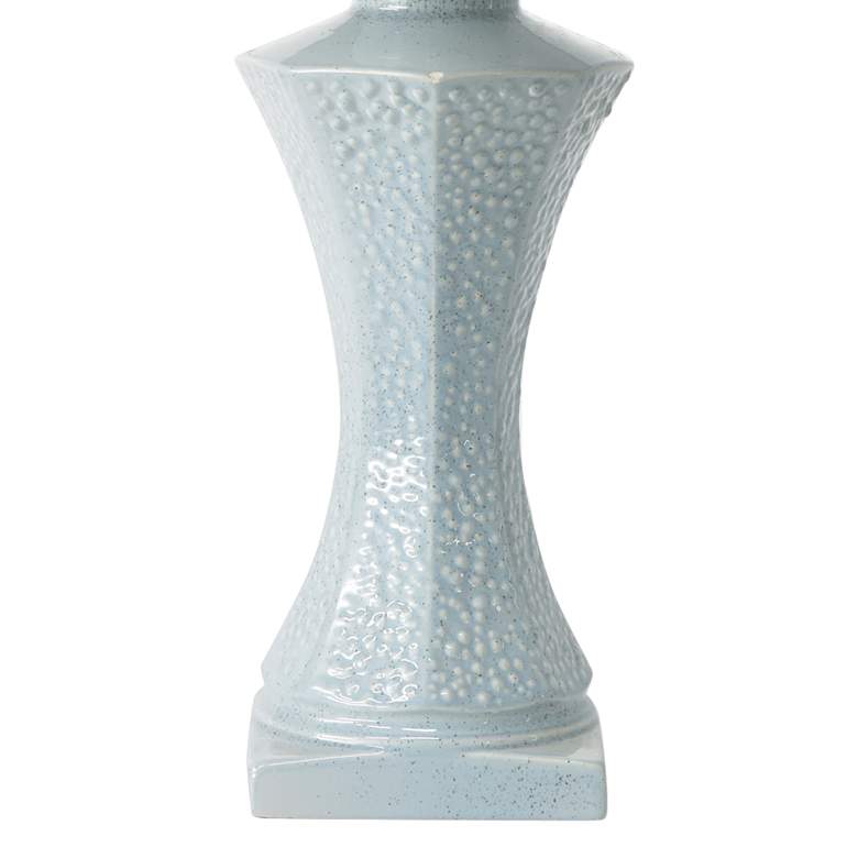 Image 4 RiverCeramic® Diva Speckled Mist Hourglass Table Lamp more views