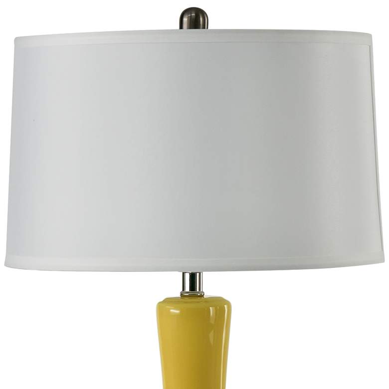Image 3 RiverCeramic® Stratus Straw Tapered Vase Table Lamp more views